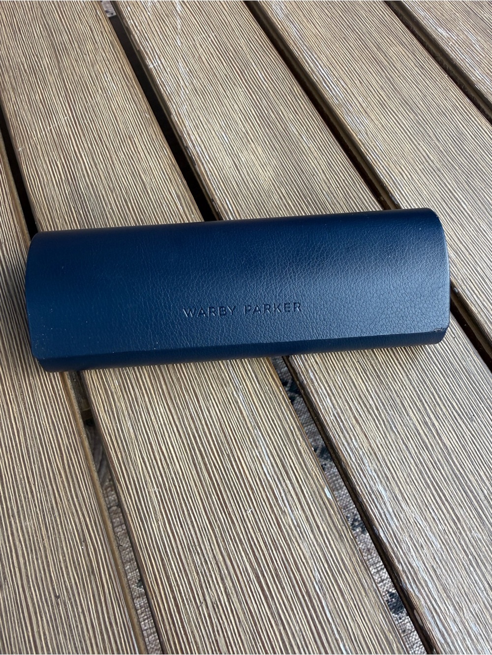 Warby Parker Navy Blue Hard Eyeglasses Case Only